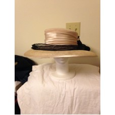 Champagne Italy Brown & Beige 's Dress Hat (One Size)  eb-85958655